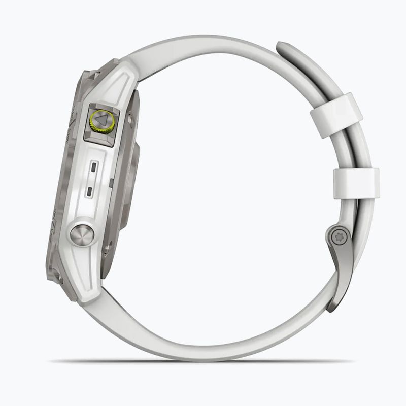 Ceas sport Garmin Epix 2 Sapphire HRM Elevate Ox alb 010-02582-21 5