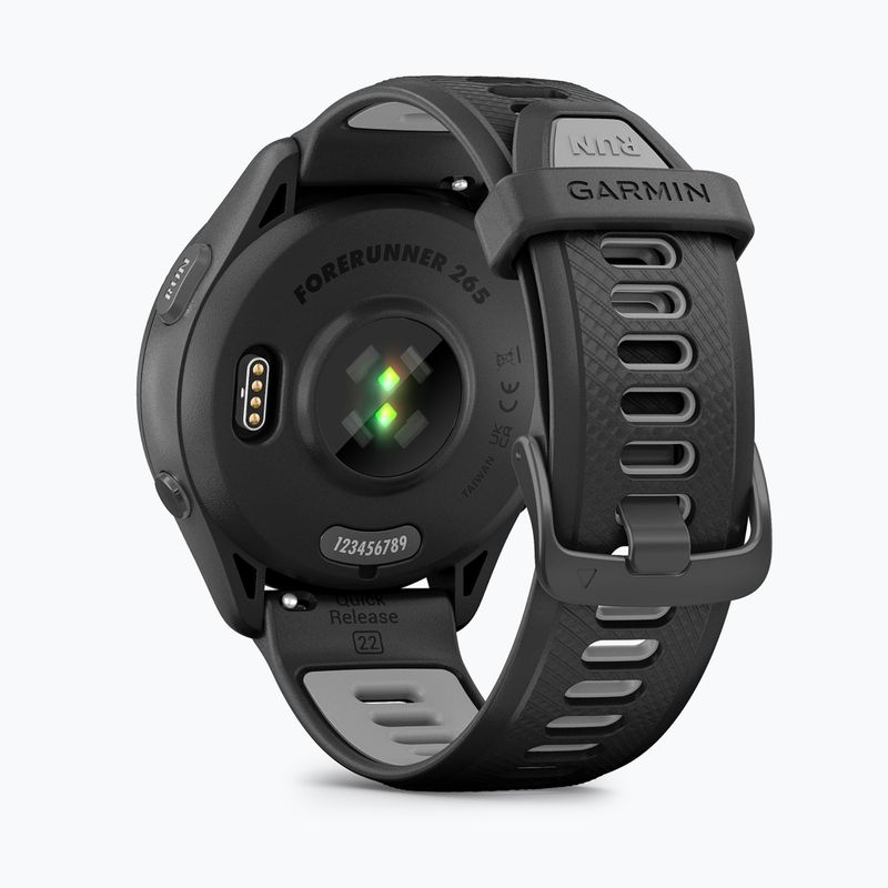 Ceas Garmin Forerunner 265 black/light gray 4