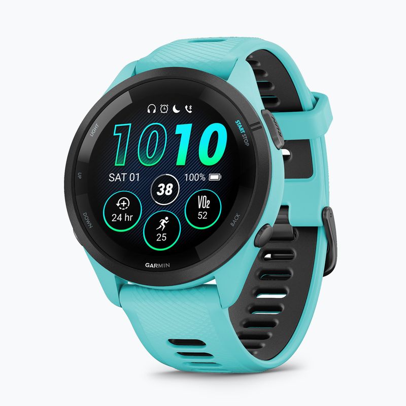 Ceas Garmin Forerunner 265 turquoise/black 3
