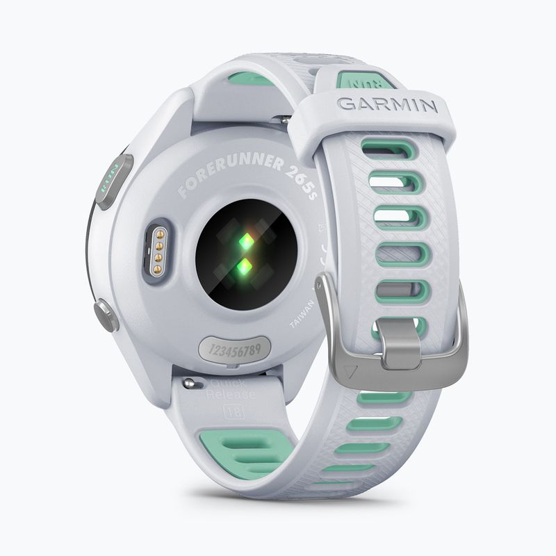 Ceas Garmin Forerunner 265S white neo tropic/mint 4