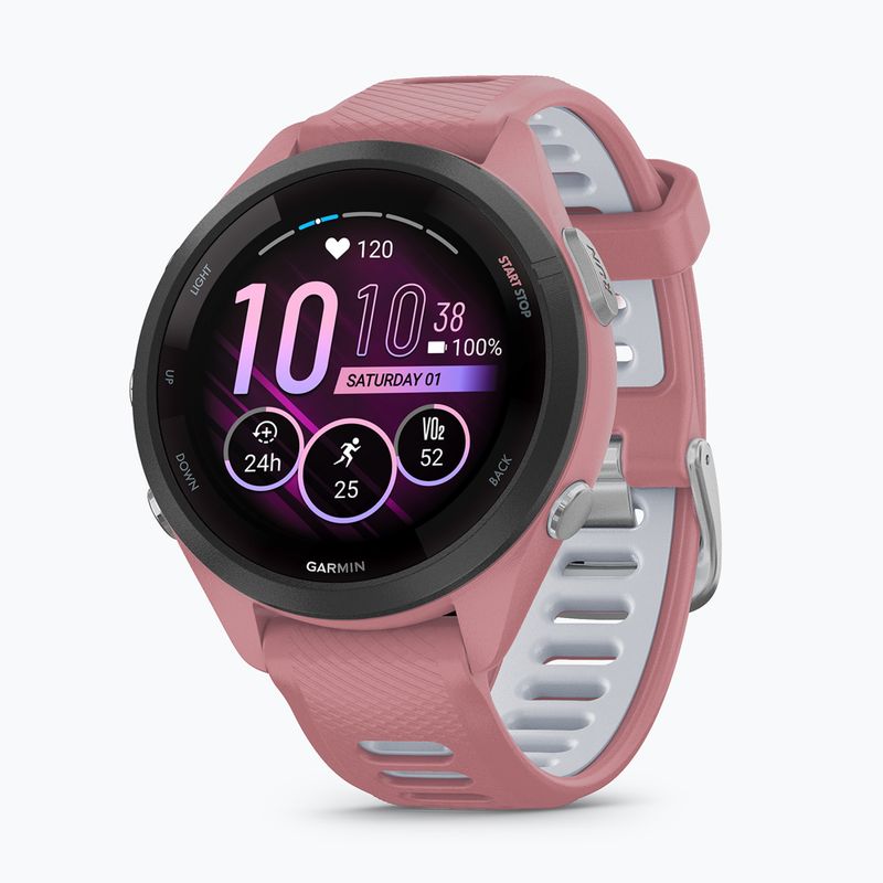 Ceas Garmin Forerunner 265S light pink/light gray 3