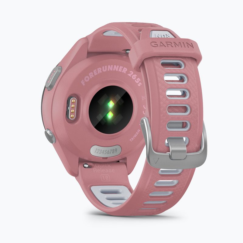 Ceas Garmin Forerunner 265S light pink/light gray 4
