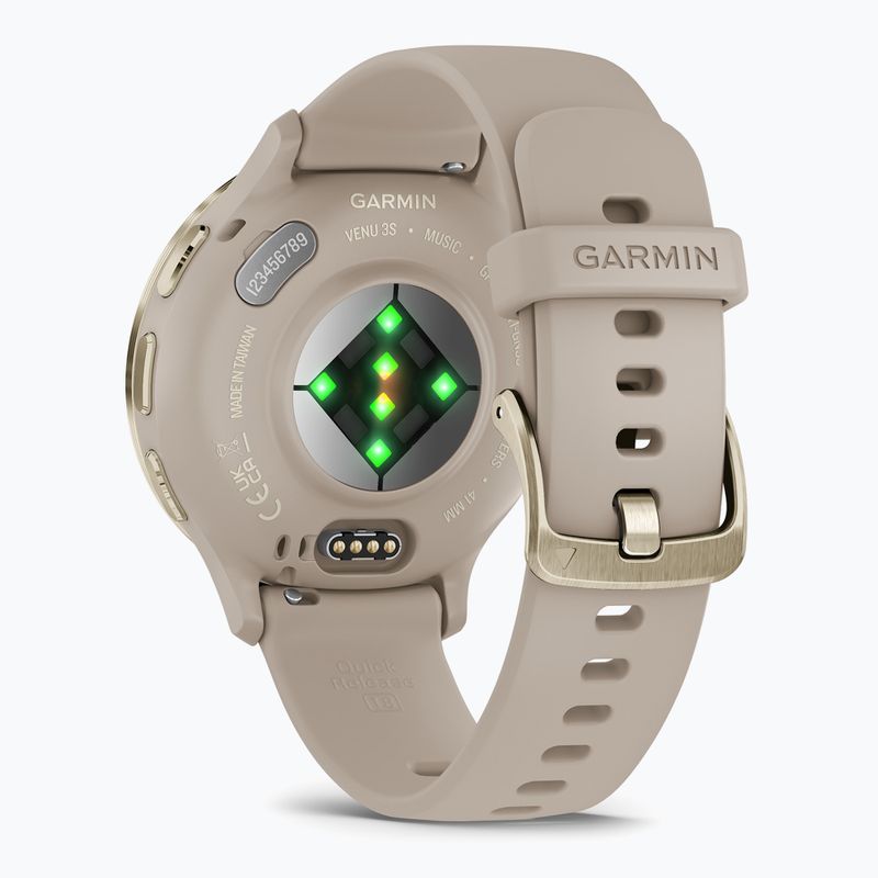 Ceas Garmin Venu 3S soft gold/french gray 4