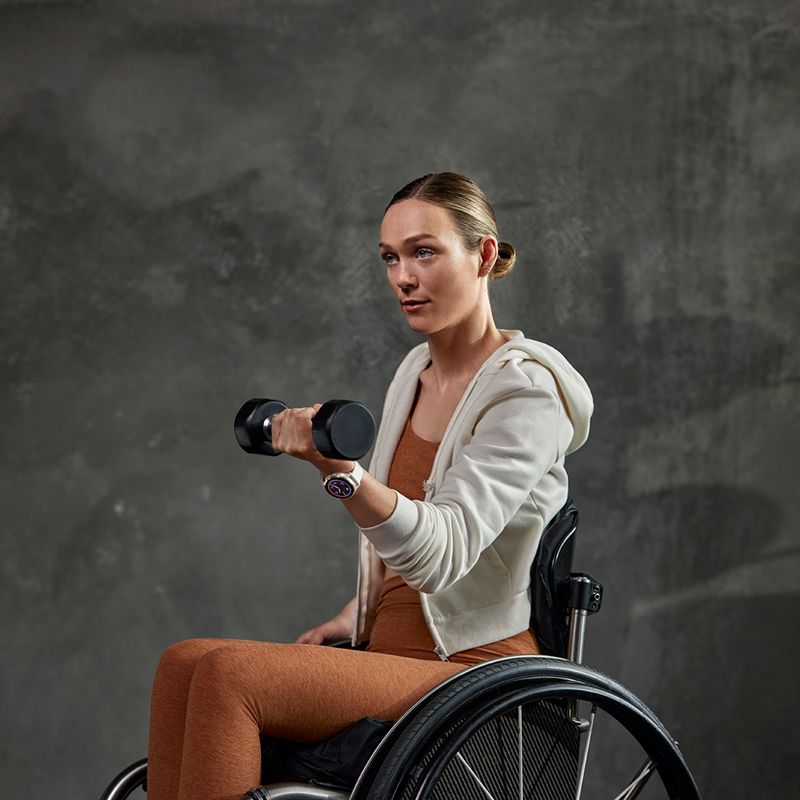 Ceas Garmin Venu 3S soft gold/french gray 8