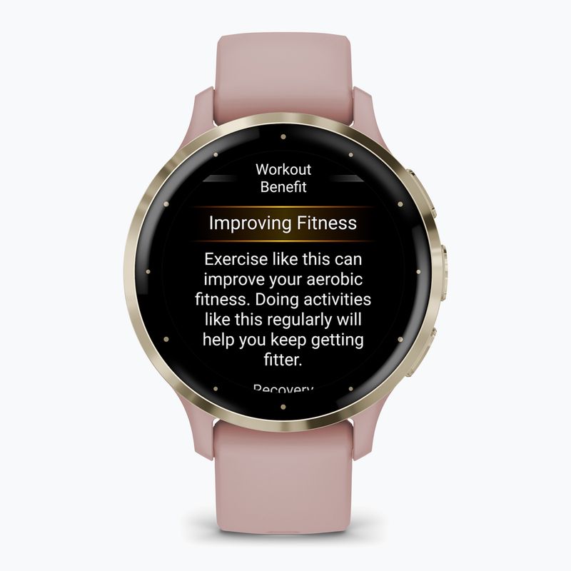 Ceas Garmin Venu 3S soft gold/dust rose 2
