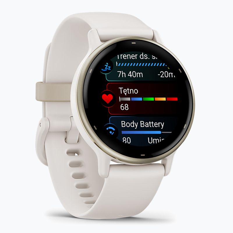 Ceas Garmin Vivoactive 5 cream gold/ivory 2