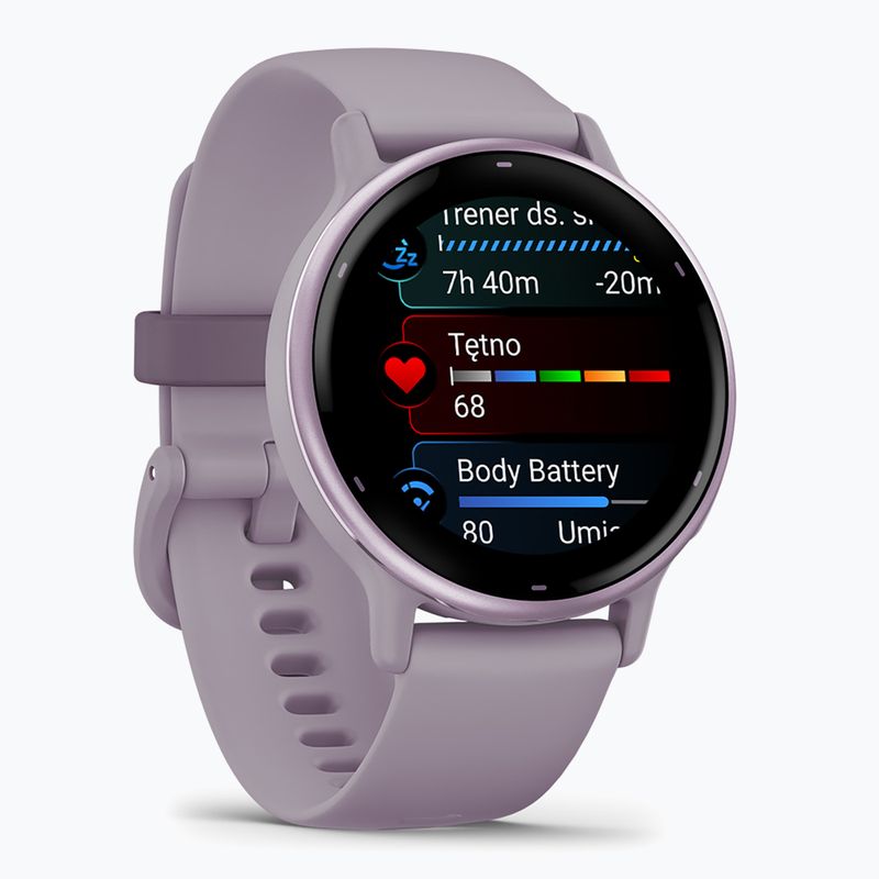 Ceas Garmin Vivoactive 5 metallic orchid aluminum bezel/orchid 2