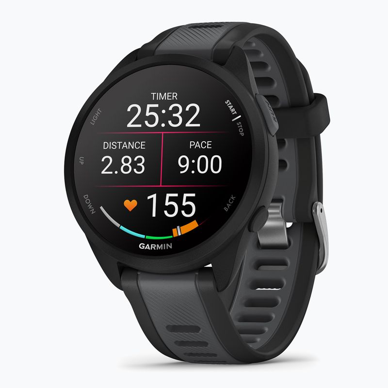 Ceas Garmin Forerunner 165 black/slate gray 2