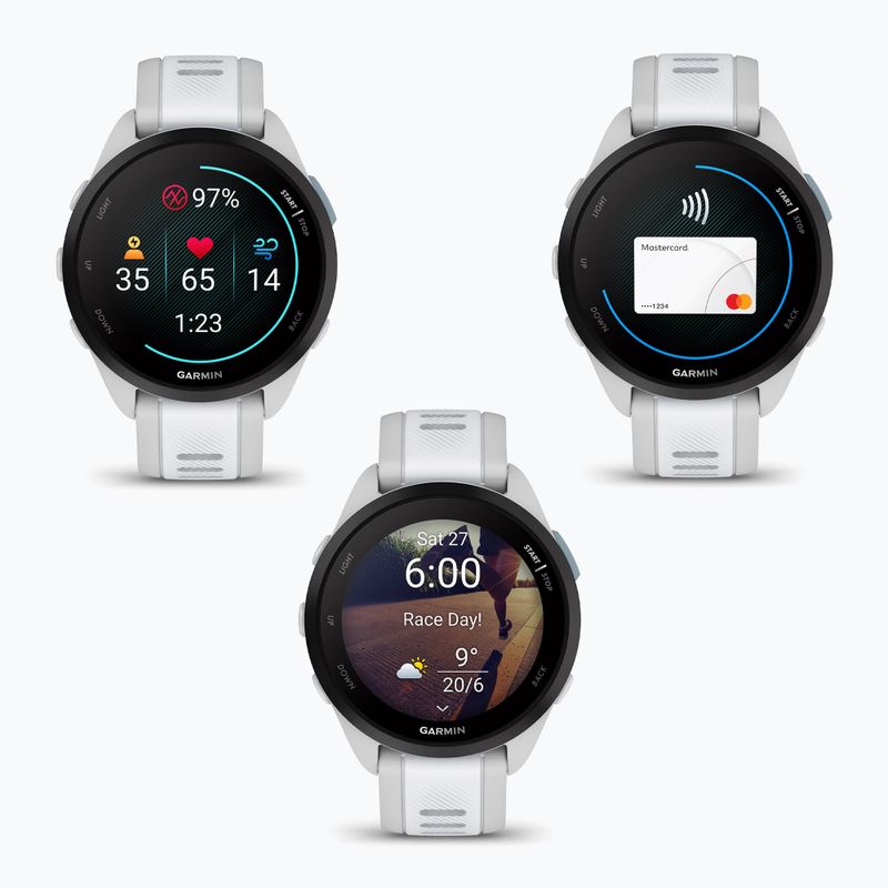 Ceas Garmin Forerunner 165 mist gray/whitestone 8