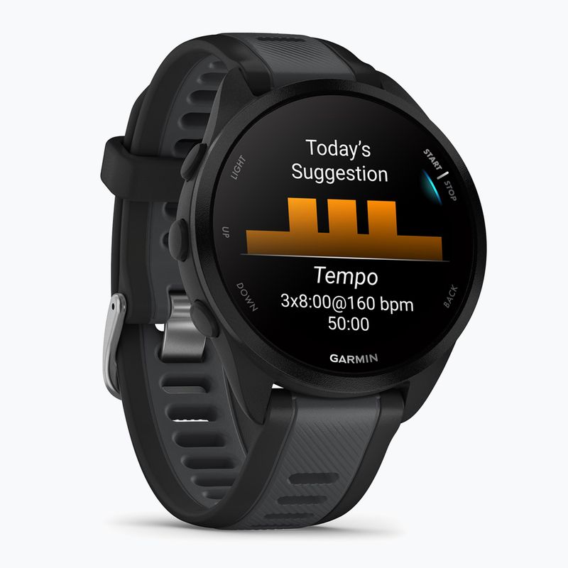 Ceas Garmin Forerunner 165 Music black/slate gray 2