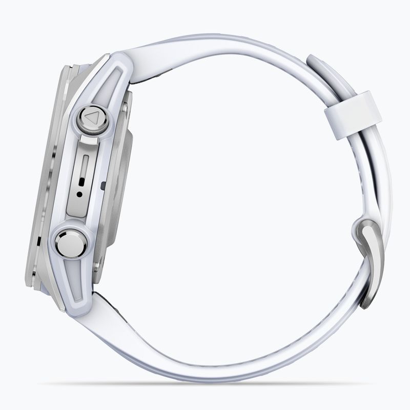 Ceas Garmin Fenix 8 43 mm Amoled silver/white stone 5