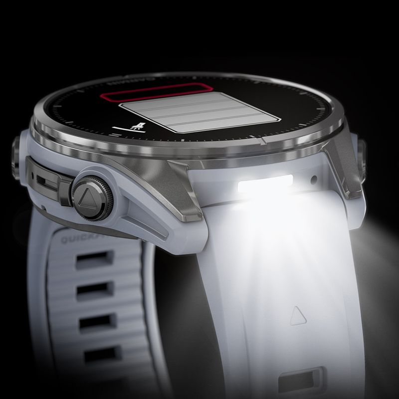 Ceas Garmin Fenix 8 43 mm Amoled silver/white stone 7
