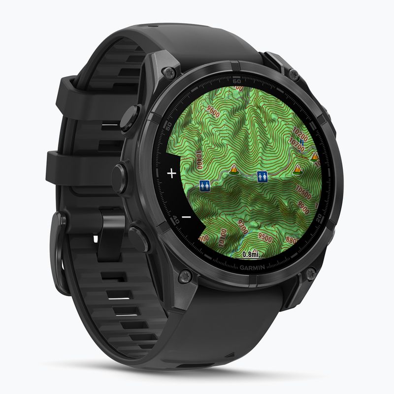 Ceas Garmin Fenix 8 47 mm AMOLED slate gray/black 3
