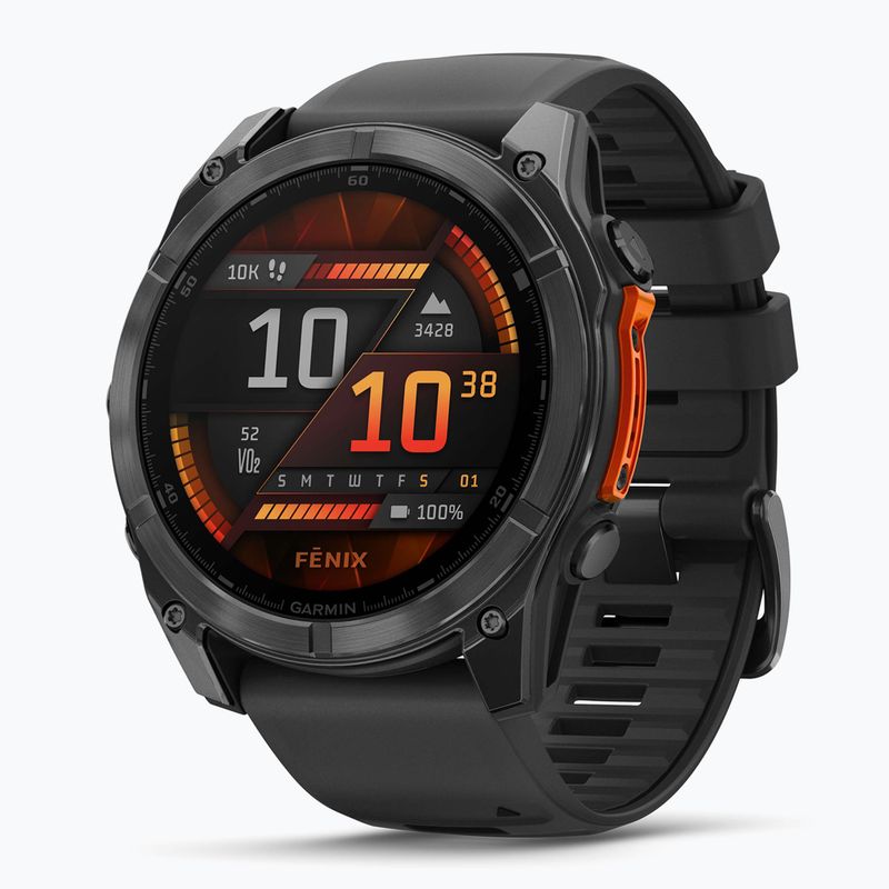 Ceas Garmin Fenix 8 51 mm AMOLED slate gray/black 2