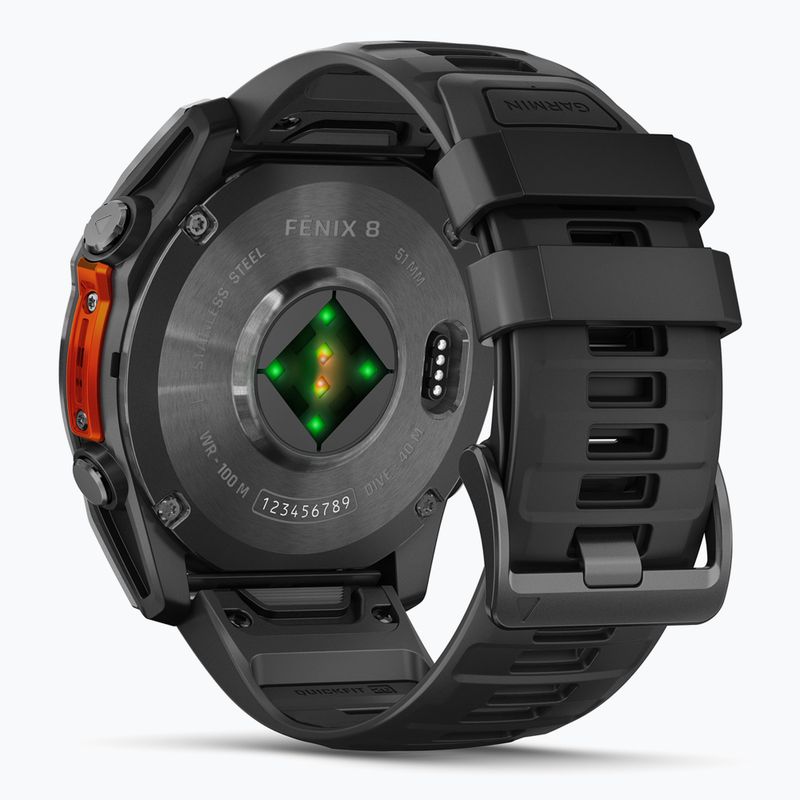 Ceas Garmin Fenix 8 51 mm AMOLED slate gray/black 4