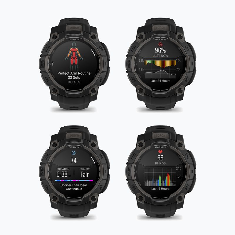 Ceas Garmin Instinct 3 45 mm Amoled black/black 8