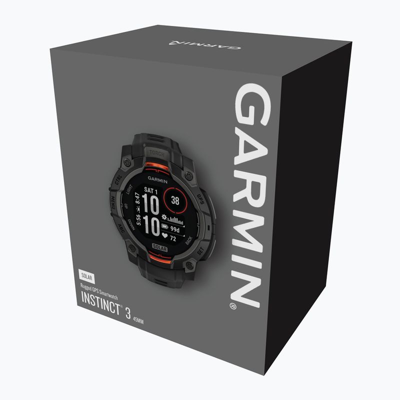 Ceas Garmin Instinct 3 Solar 45 mm black 7