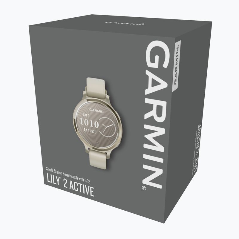 Ceas Garmin Lily 2 Active lunar gold/bone 4