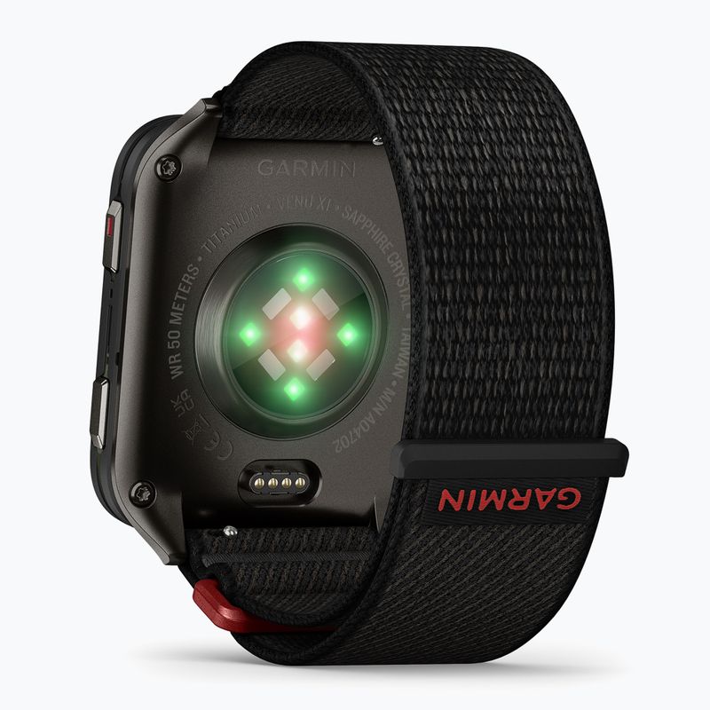 Ceas Garmin Venu X1 black titanium slate/black 4