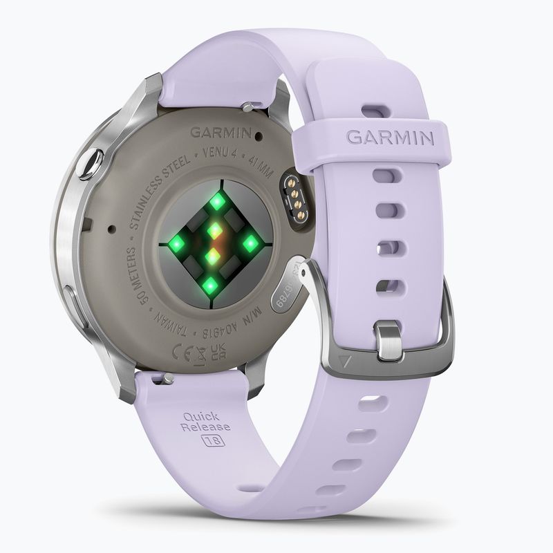 Ceas Garmin Venu 4 41 mm silver/perwinkle 2