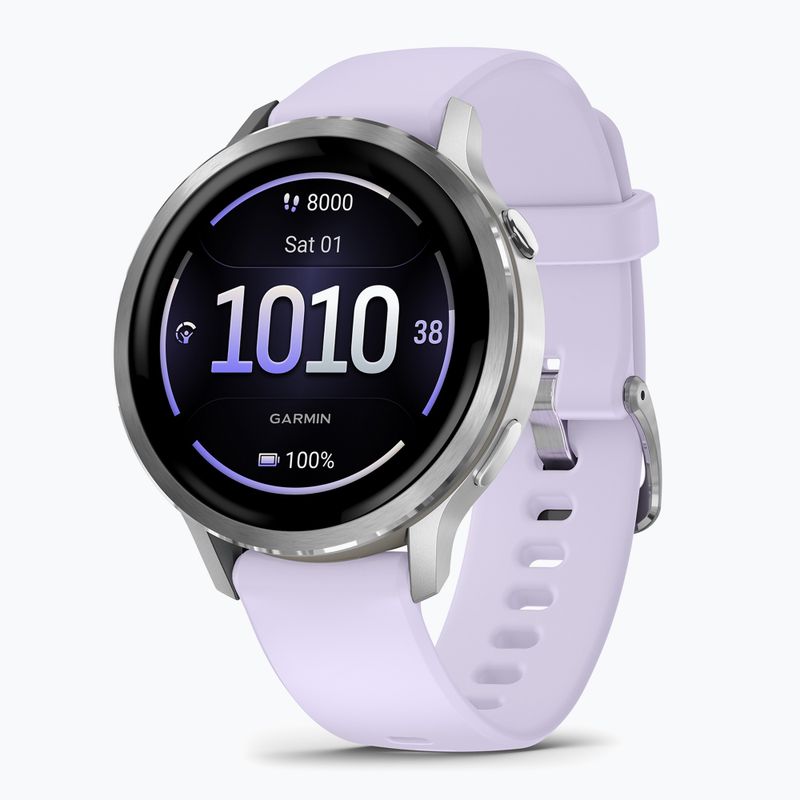 Ceas Garmin Venu 4 41 mm silver/perwinkle 3