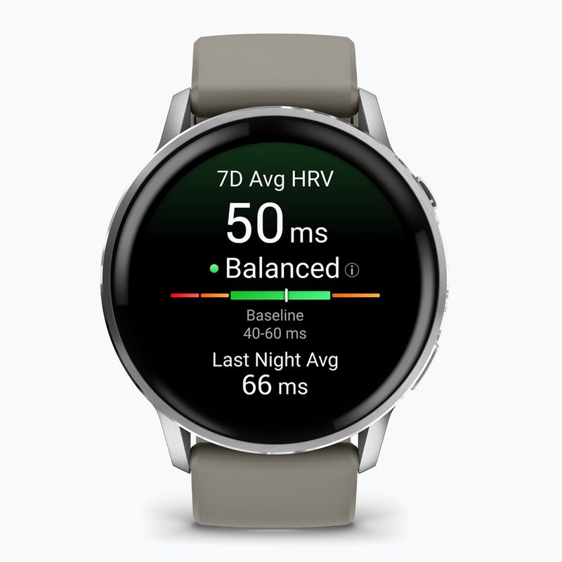 Ceas Garmin Venu 4 45 mm sliver/silver gray 3