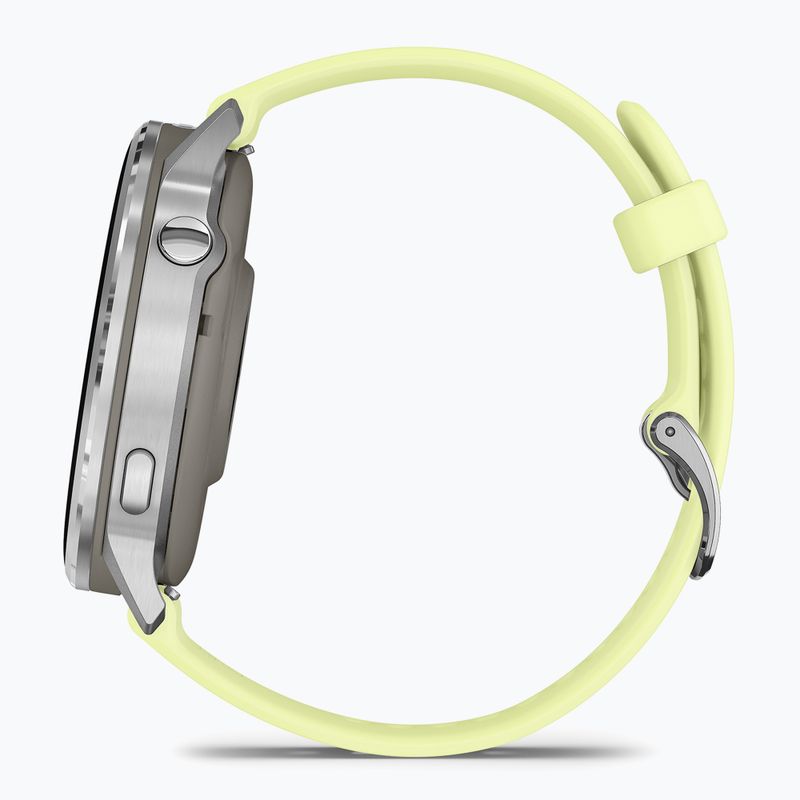Ceas Garmin Venu 4 45 mm silver/citron 5