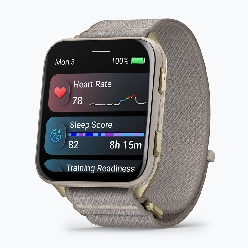 Ceas Garmin Venu X1 soft gold/french gray 3