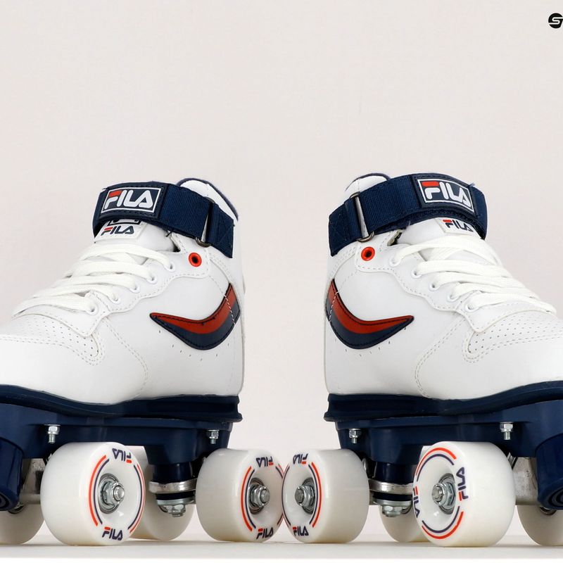 Patine cu rotile pentru femei FILA Ace white/blue/red 14