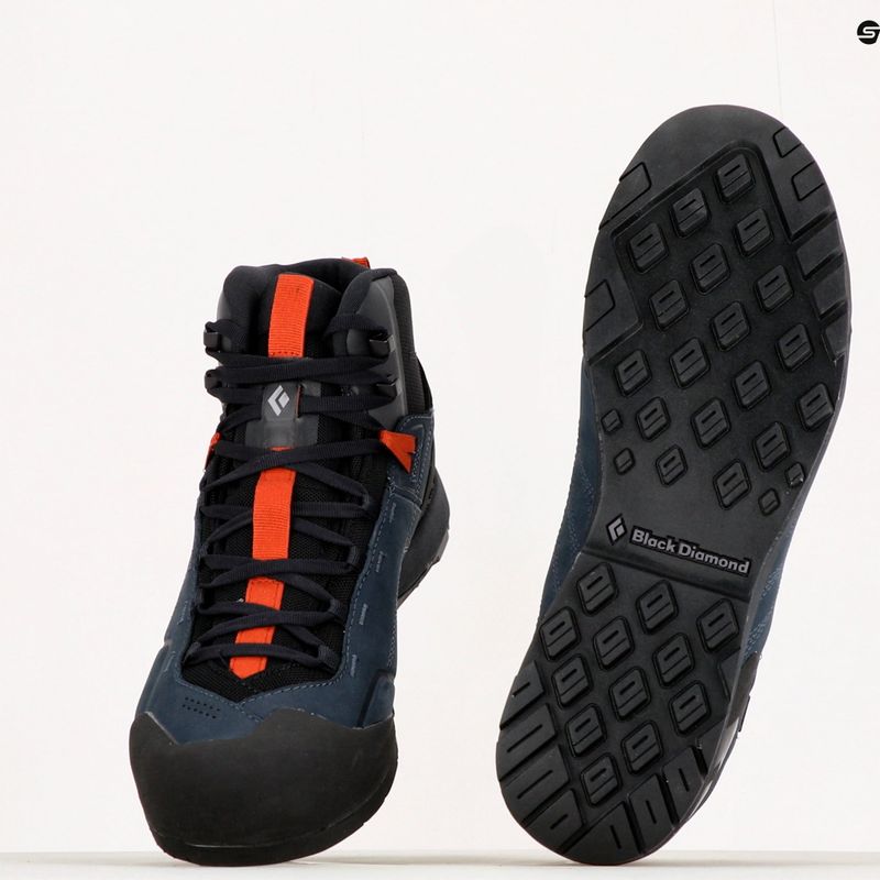 Pantofi de abordare pentru bărbați Black Diamond Mission LT Mid WP albastru marin BD58002693741251 13