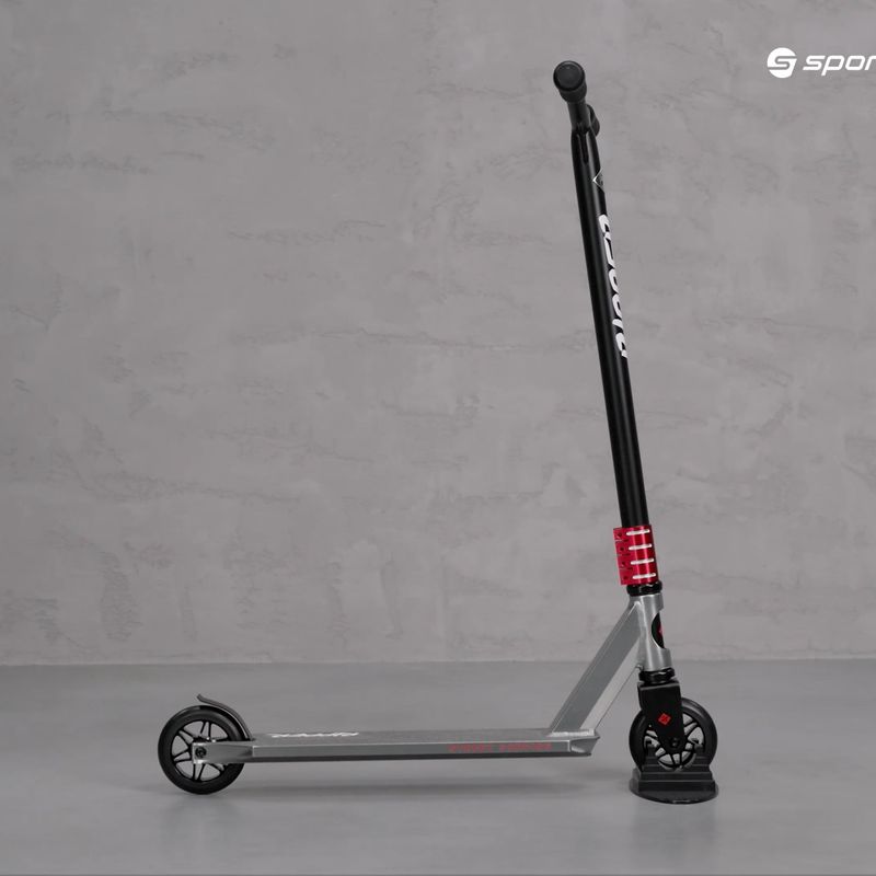 Street Surfing Stunt Scooter Ripper roșu-argintiu scuter freestyle scuter 8