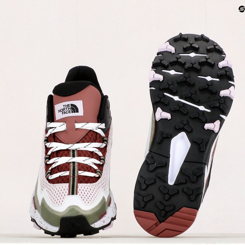 Cizme de trekking pentru femei The North Face Vectiv Taraval alb și roz NF0A52Q291R1 10