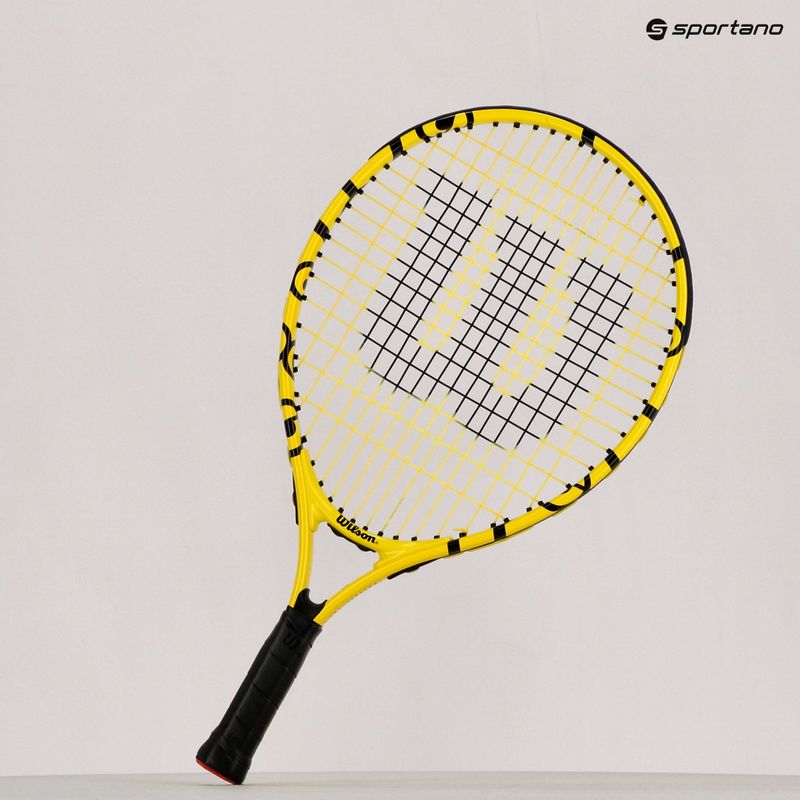 Rachetă de tenis pentru copii Wilson Minions Jr 19 galben/negru WR068910H+ 8