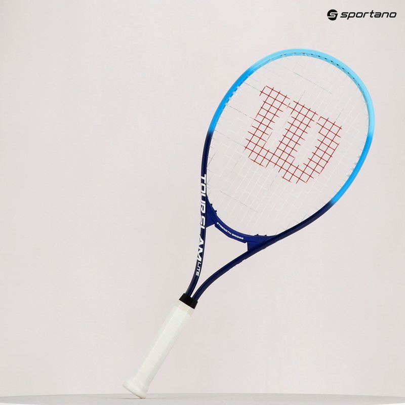 Rachetă de tenis Wilson Tour Slam Lite albă și albastră WR083610U 16