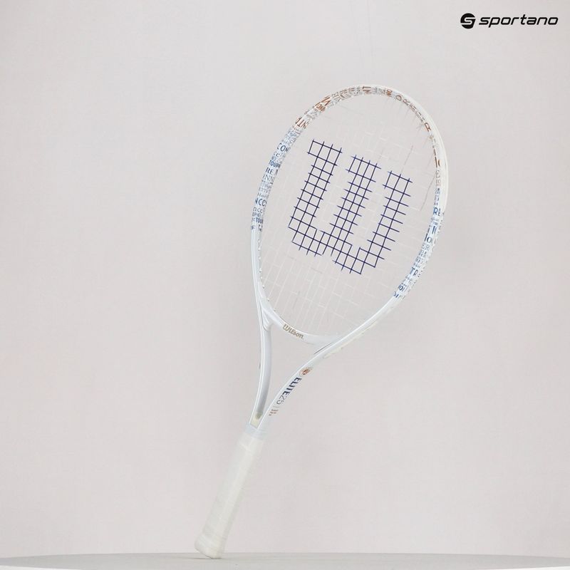 Wilson Roland Garros Elite 25 set de tenis pentru copii  portocaliu și alb WR086810F 18