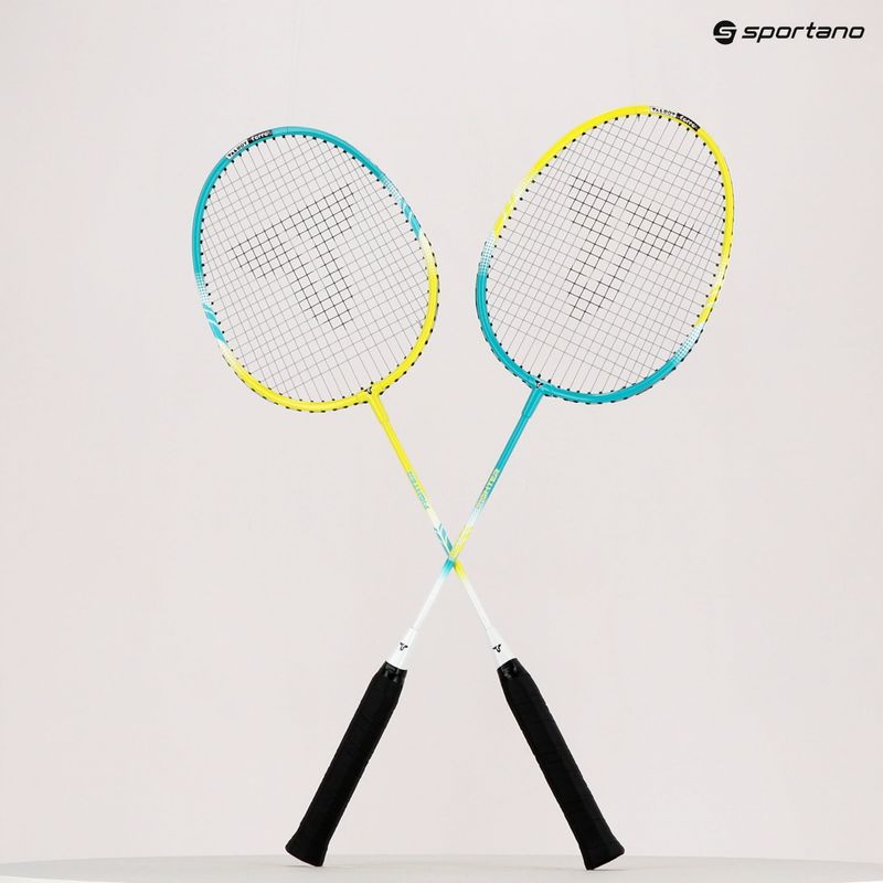 Talbot-Torro 2 Fighter badminton set albastru și galben 449412 9