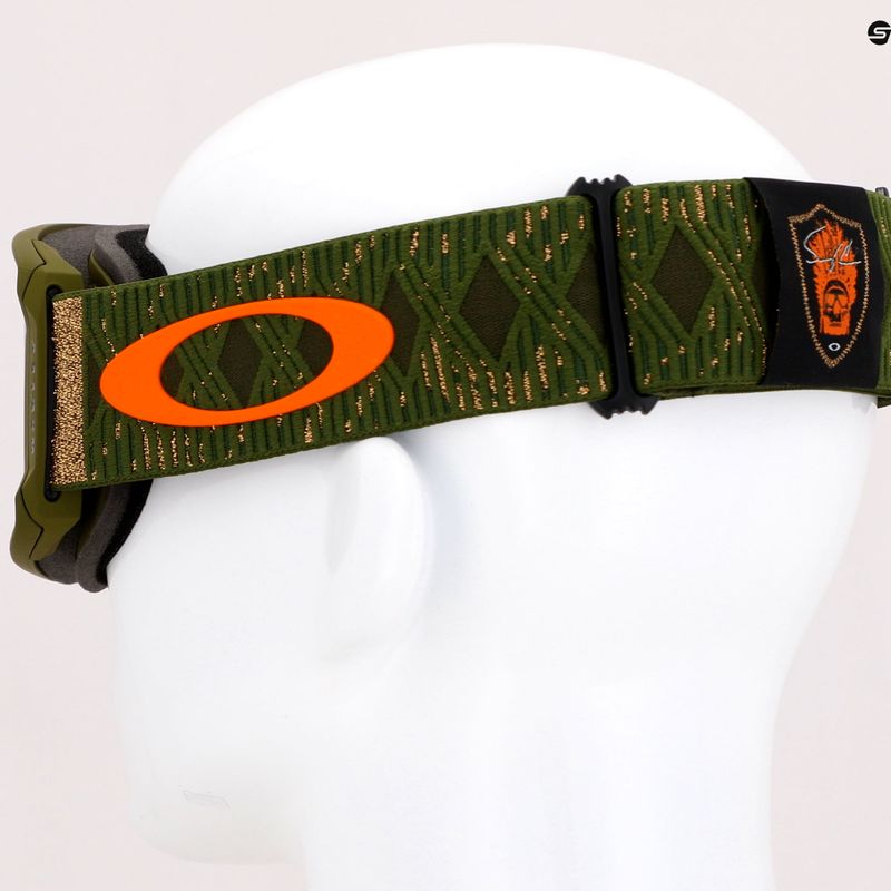 Ochelari de schi Oakley Line Miner L auriu OO7070-D7 7