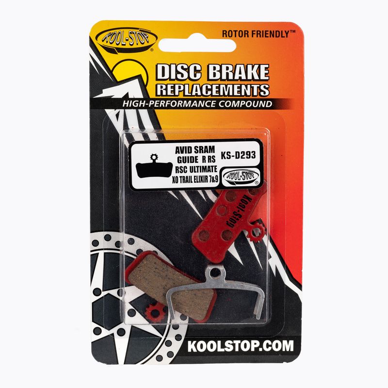 Plăcuțe de frână organice Kool-Stop roșu D293