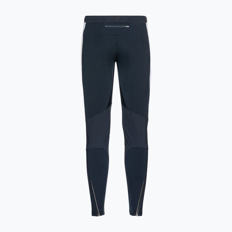 Pantaloni de schi fond pentru bărbați ODLO Langnes Langnes alb și albastru marin 622692 6