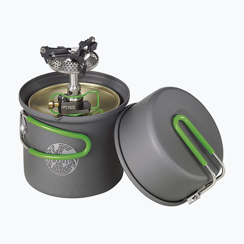 Aragaz turistic Optimus Crux Lite Solo Cook System gri 8019749