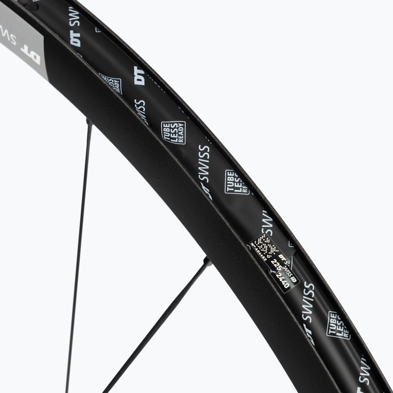DT Swiss PR 1600 SP 700C CL 32 12/142 ASF11 roata de bicicletă spate din aluminiu negru WPR1600NIDMSA04452 3