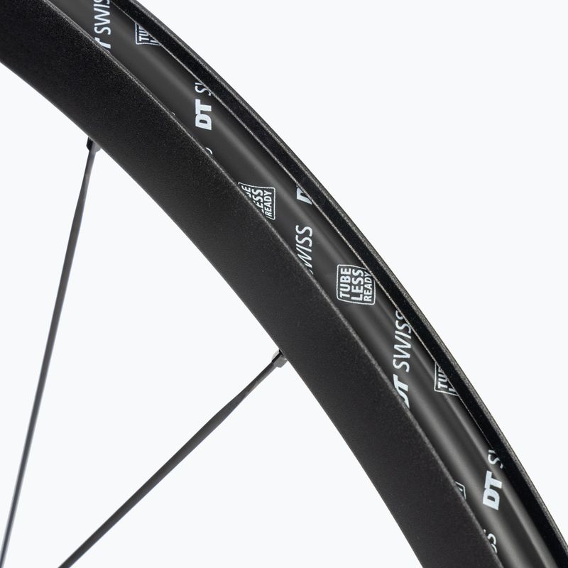 DT Swiss PR 1600 SP 700C CL 32 12/100 alu roată de bicicletă față neagră WPR1600AIDXSA04450 3