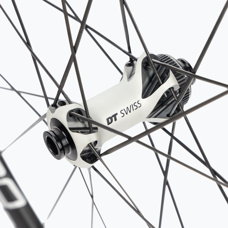 DT Swiss PR 1600 SP 700C CL 32 12/100 alu roată de bicicletă față neagră WPR1600AIDXSA04450 4