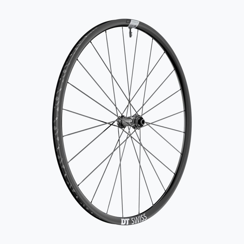 DT Swiss E 1800 SP 700C CL 23 12/100 negru roată de bicicletă față DT Swiss E 1800 SP 700C CL 23 12/100 negru