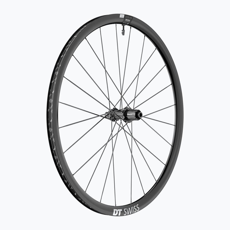 Roată de bicicletă spate DT Swiss ER 1600 SP 700C CL 30 12/142 ASL11 black