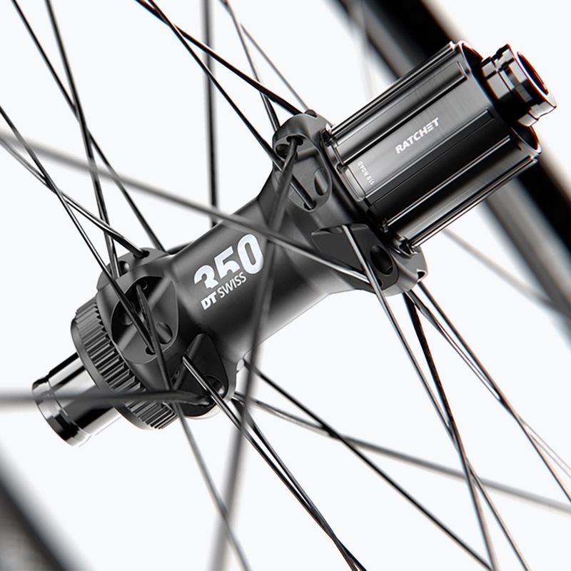 Roată de bicicletă spate DT Swiss ER 1600 SP 700C CL 30 12/142 ASL11 black 2