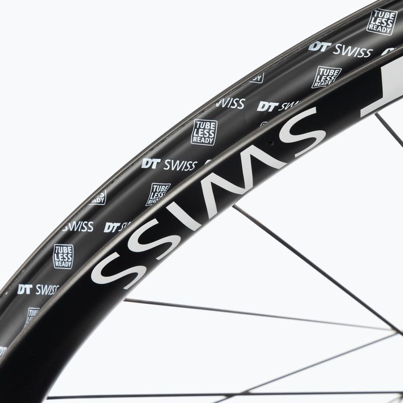 DT Swiss ERC 1400 DI 700C CL 45 12/100 carbon negru roată de bicicletă față WERC140AIDXCA18229 3