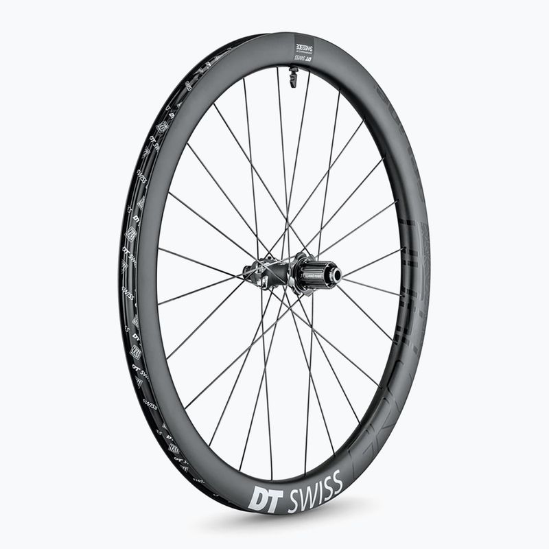Roată de bicicletă spate DT Swiss GRC 1400 SP 700C CL 42 12/142 ASLS11 black