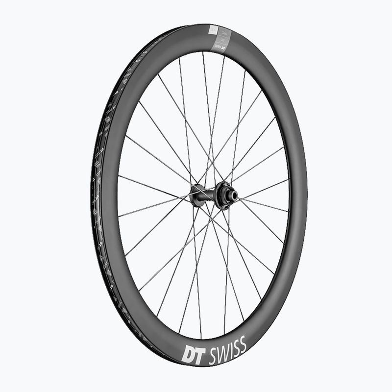 DT Swiss ARC 1400 DI 700C CL 50 12/100 carbon negru roata de bicicletă față WARC140AIDXCA12593