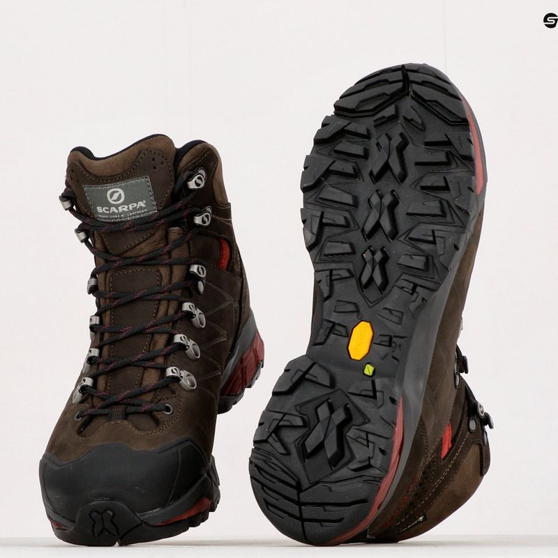 Cizme de trekking pentru femei SCARPA ZG Pro GTX maro 67070-202/2 11